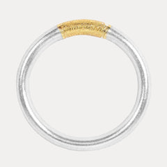 Silver Tzubbie All Weather Bangle® (AWB®) - Serenity Prayer