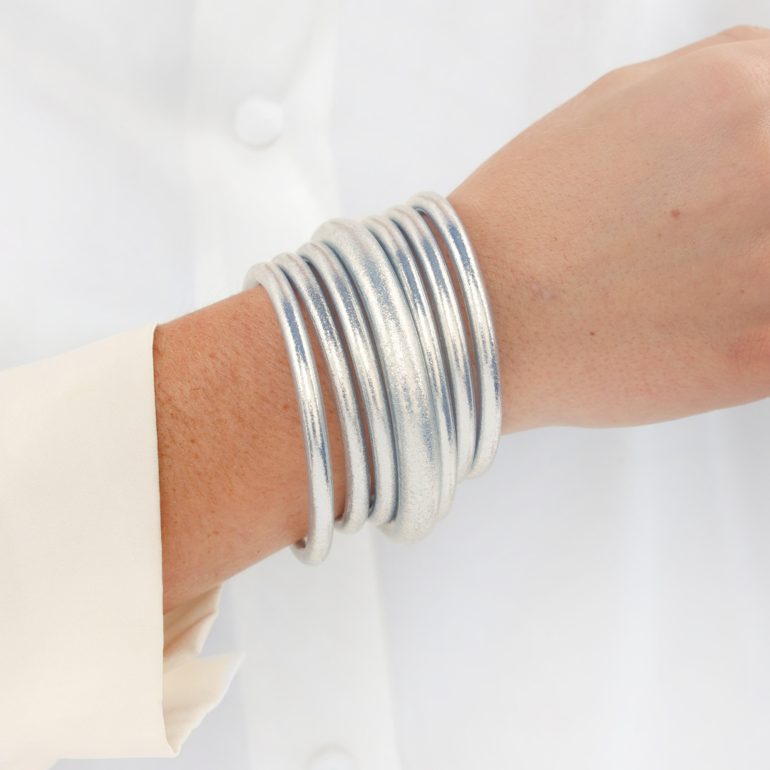 Silver Birthday Bracelet Bundle | BuDhaGirl