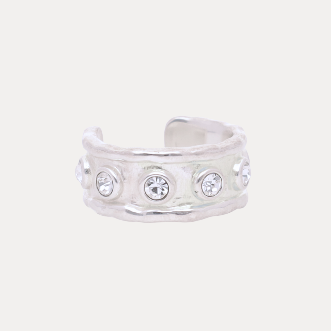 Silver Seven Crystal Ring | BuDhaGirl