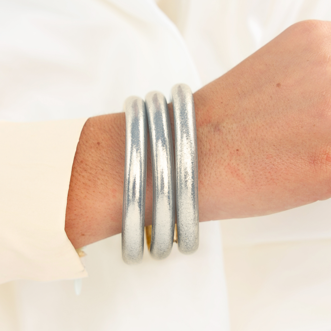 Silver Tzubbie All Weather Bangles® Bundle | BuDhaGirl