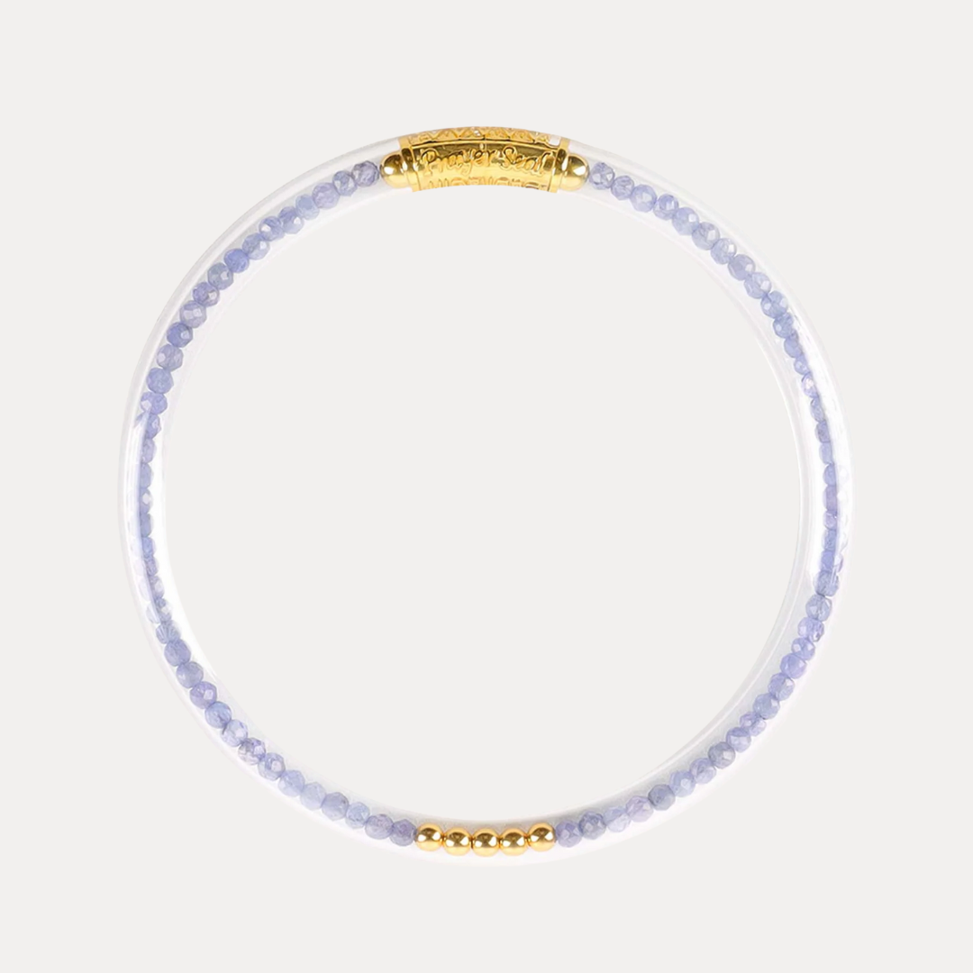 Tanzanite Luxe All Weather Bangle | BuDhaGirl