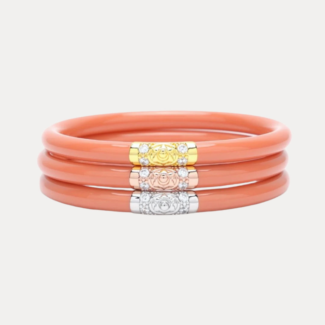 Three Kings All Weather Bangles® (AWB®) - Thai Tea | Bangle Bracelets for Women | BuDhaGirl