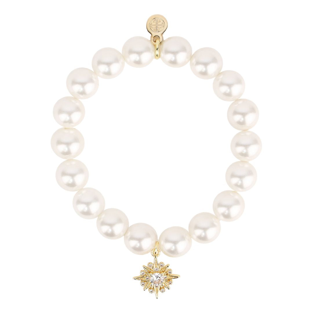 Star Bright Pearl Beaded Bracelet