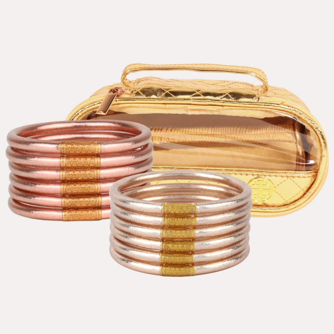 Rose Gold & Champagne All Weather Bangles® Bundle