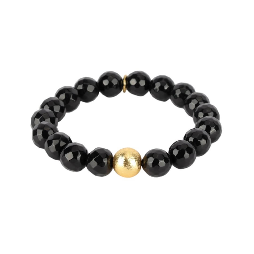 Black Onyx Bianca Beaded Bracelet For Women | BuDhaGirl