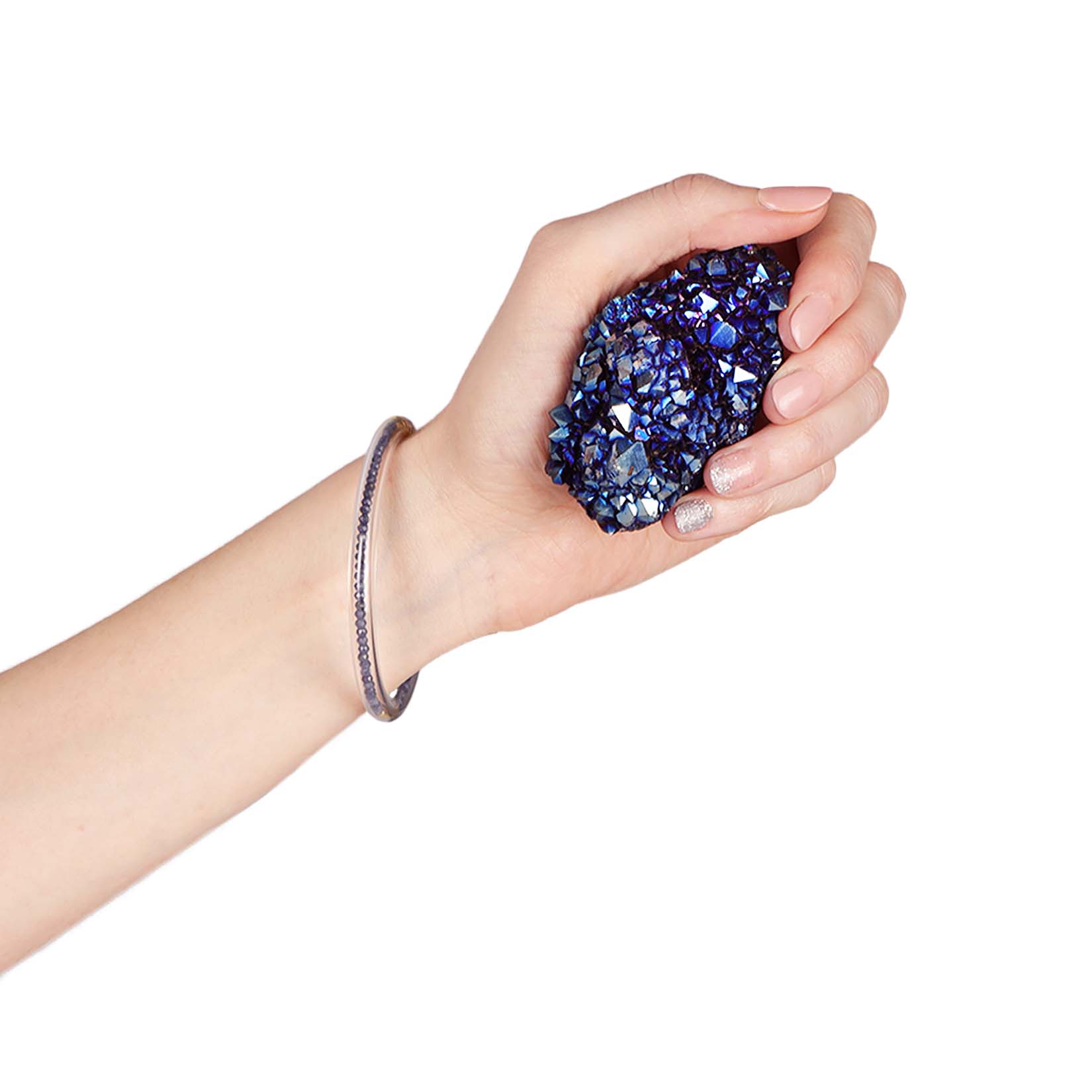 Sapphire Luxe All Weather Bangle®(AWB®) - Serenity Prayer | Bangle Bracelets for Women | BuDhaGirl