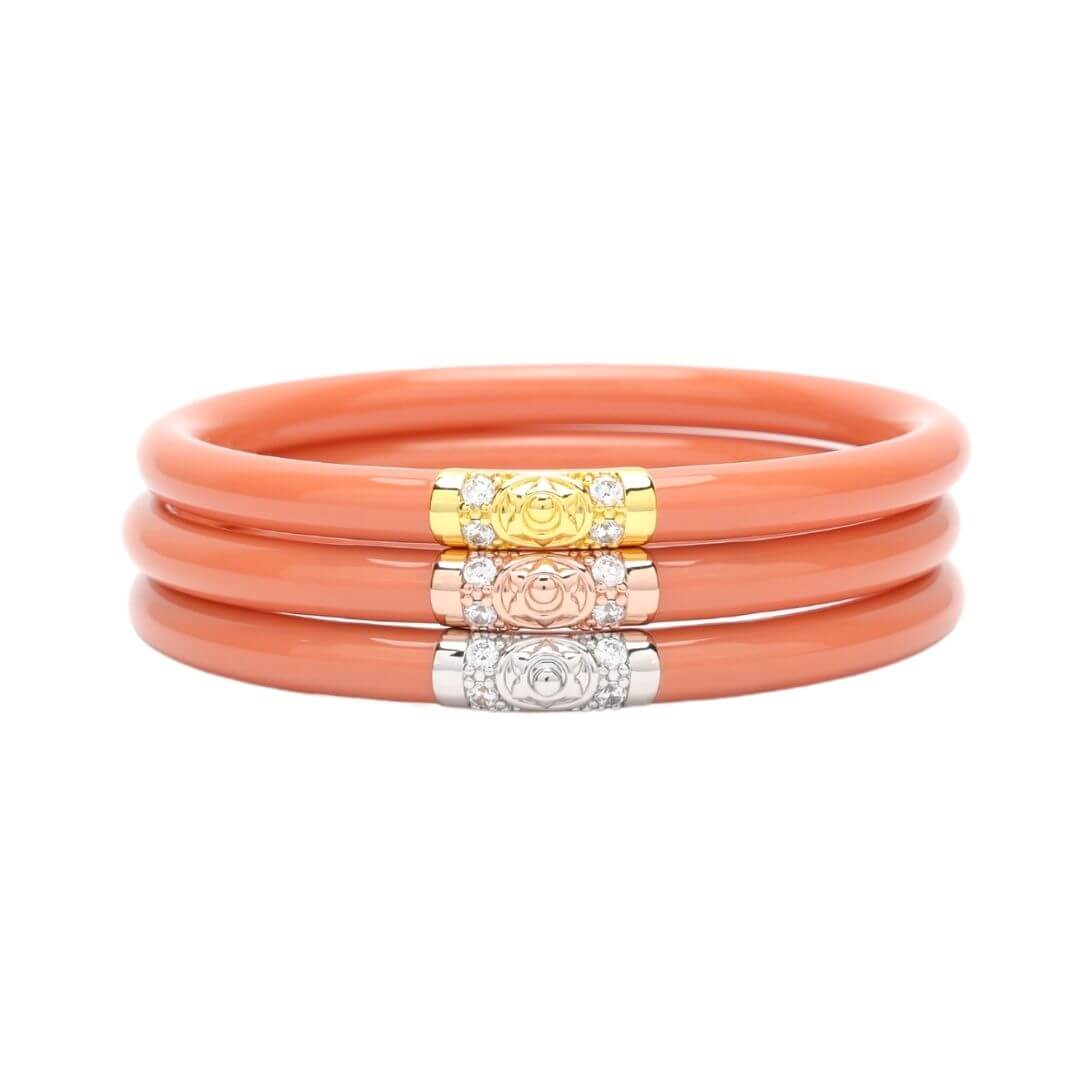 Three Kings All Weather Bangles® (AWB®) - Thai Tea | Bangle Bracelets for Women | BuDhaGirl